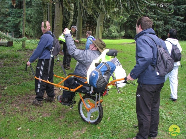 randonnée sportive avec joëlettes, Tervuren, 2012